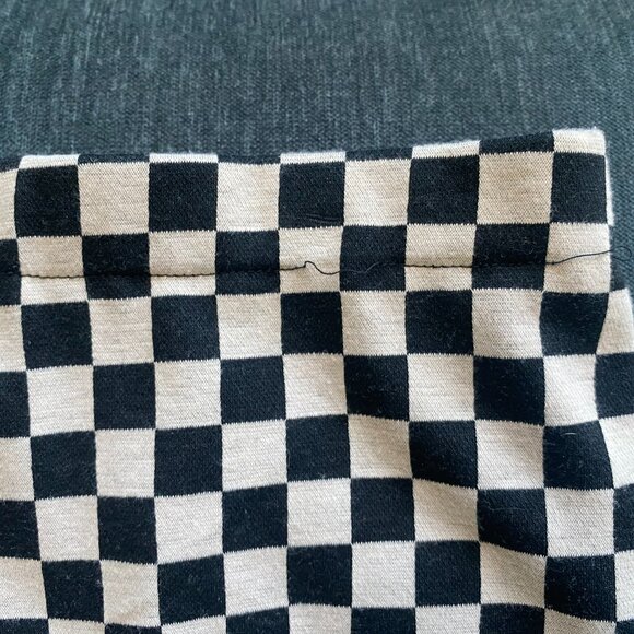 LALA ORIGINAL: Looking Good Print Top + Skirt Set in Checkerboard, Size S - Picture 14 of 16